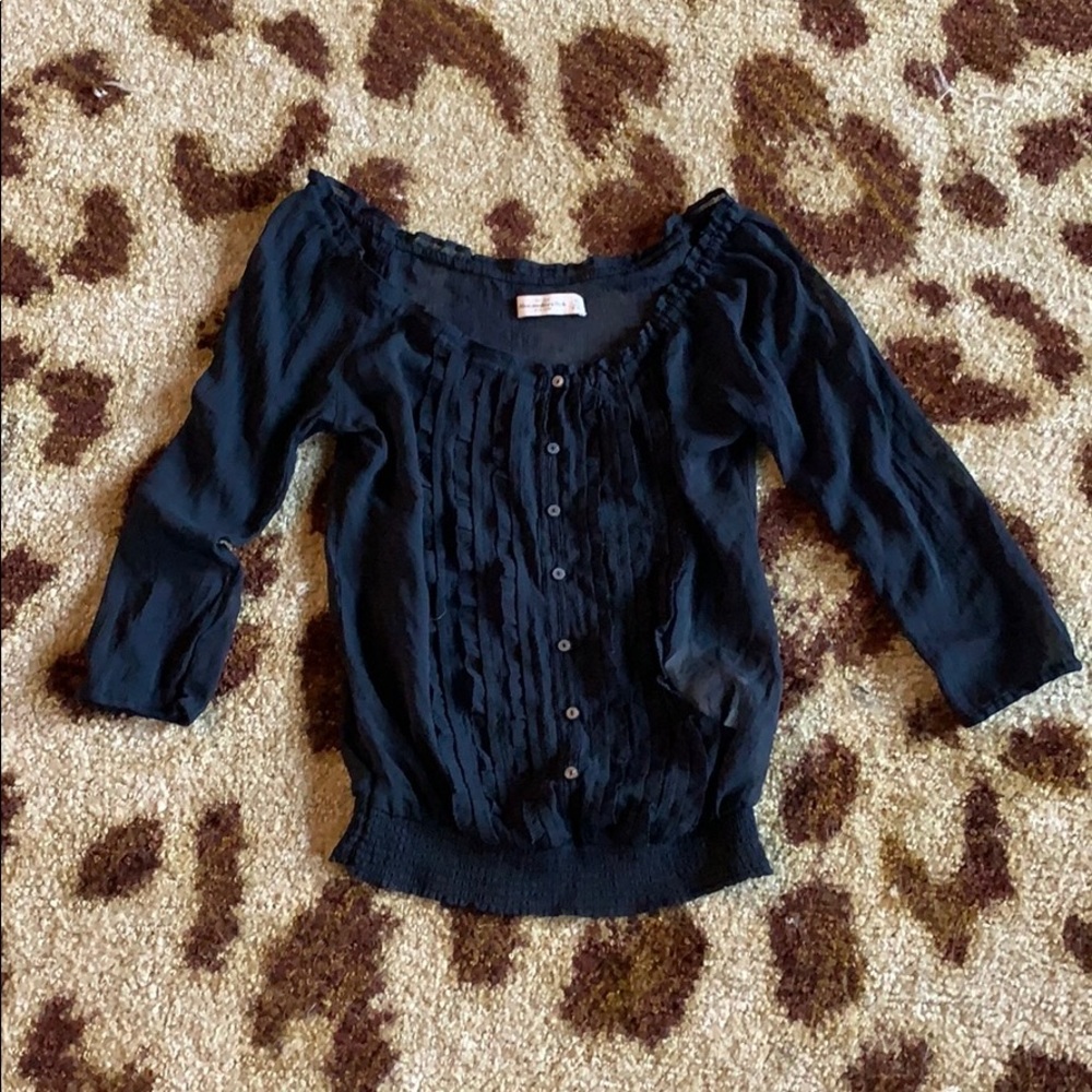 Blue button shirt